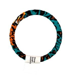 Kitenge bangle handmade in Africa. Benefits Charity
